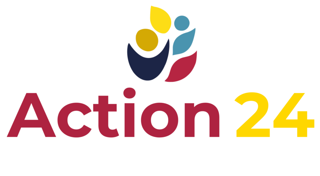 Action24 Logo - W